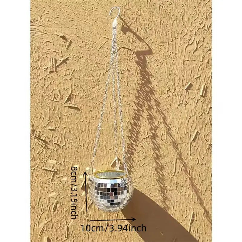 Glimmer Globe Hanging Pot