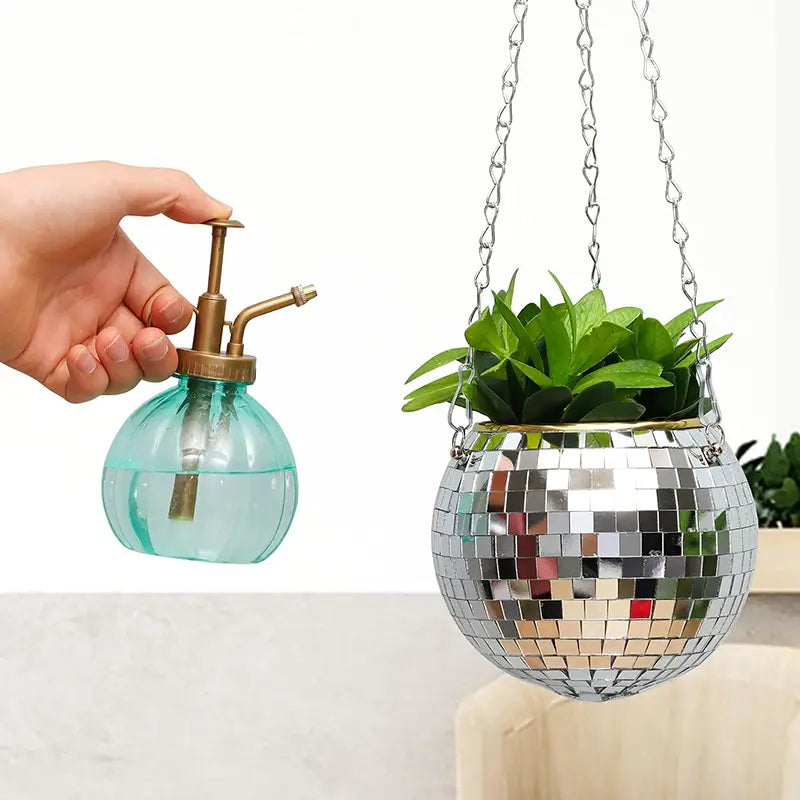 Glimmer Globe Hanging Pot