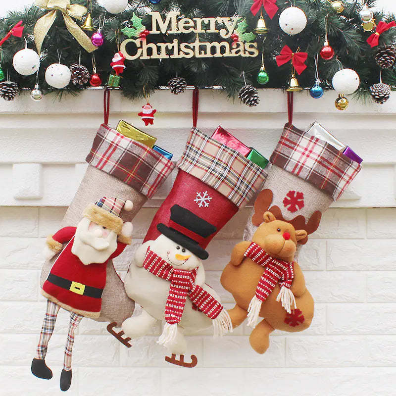 Holiday Charm Stocking Bags