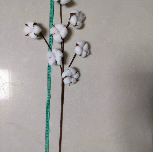 Simulated Cotton Branch Decor