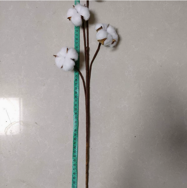 Simulated Cotton Branch Decor
