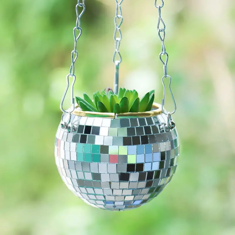 Glimmer Globe Hanging Pot