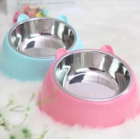 Dual Anti-Spill Pet Bowls
